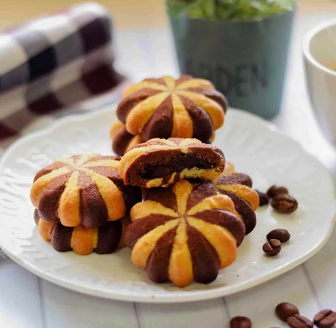 Wypełniony maszyna do ciastek kwiatowych